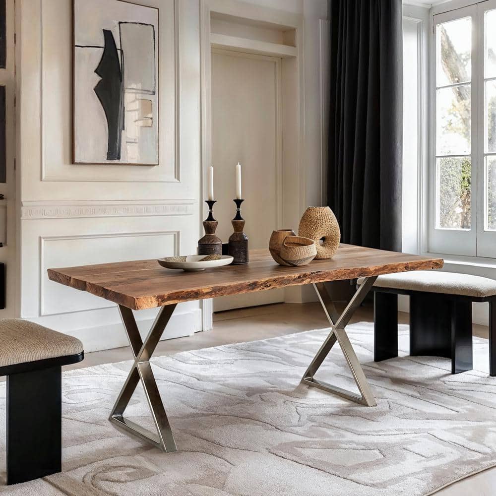 Primo International Sutherland 70 Rustic Dining Table
