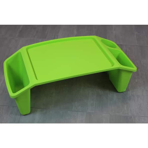 Basicwise Kids Lap Desk Tray & Portable Activity Table Green - Set of 12