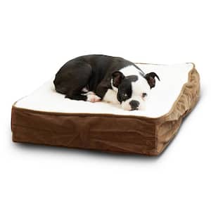 Oscar Orthopedic Extra Small Latte Dog Bed