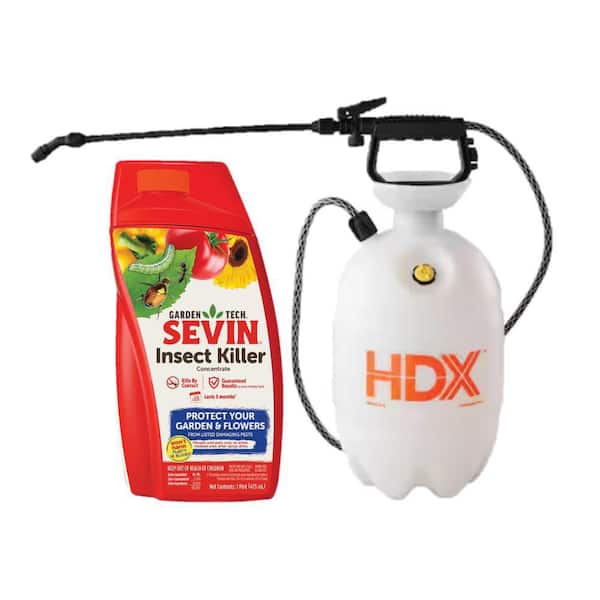 2 Gallon Pump Sprayer and 16 oz Insect Killer Concentrate Combo