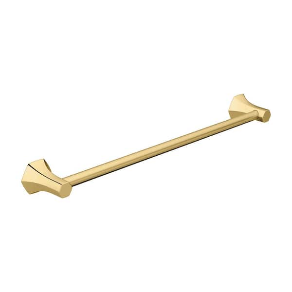 Hansgrohe Locarno 28 in. Towel Bar in Brushed Gold Optic