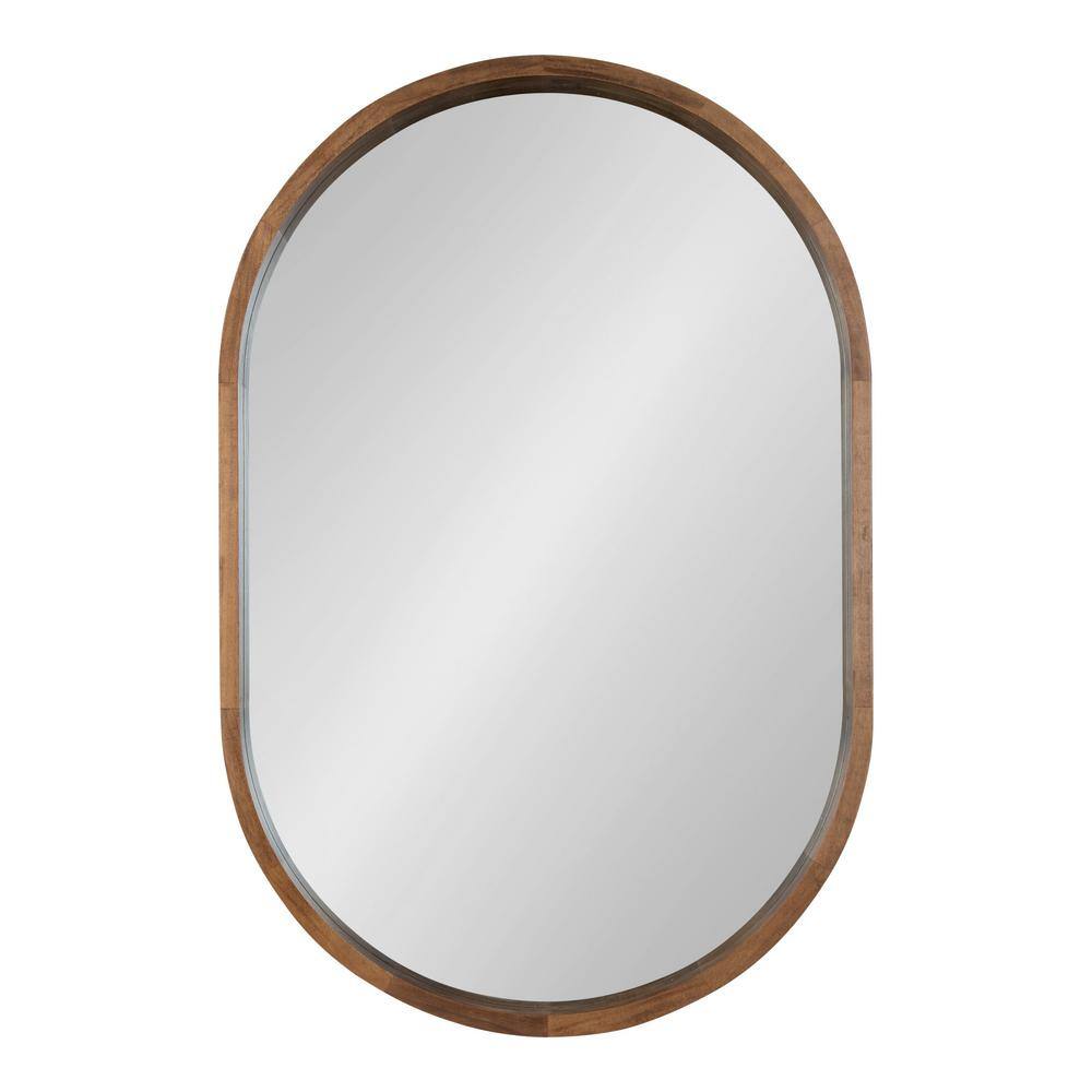 Rustic Brown Poplar Wood Rectangular Bathroom Vanity