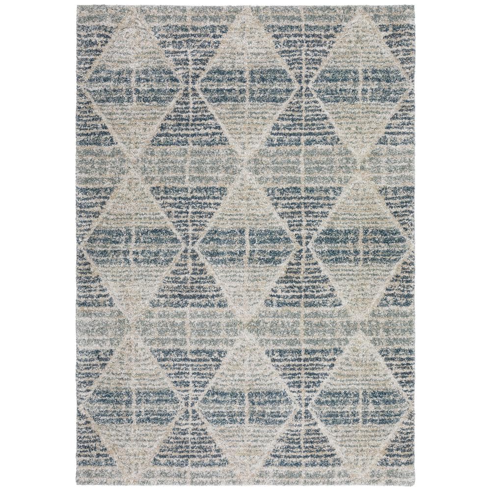 Addison Rugs Carmona 8 ft. x 10 ft. Blue Abstract Rug CO8DN8X10 - The ...