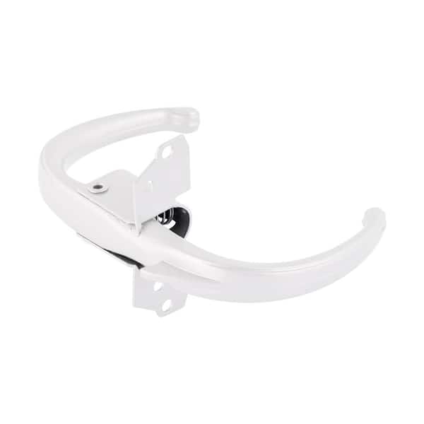 TOLEDO Aluminum White Screen Door Latch