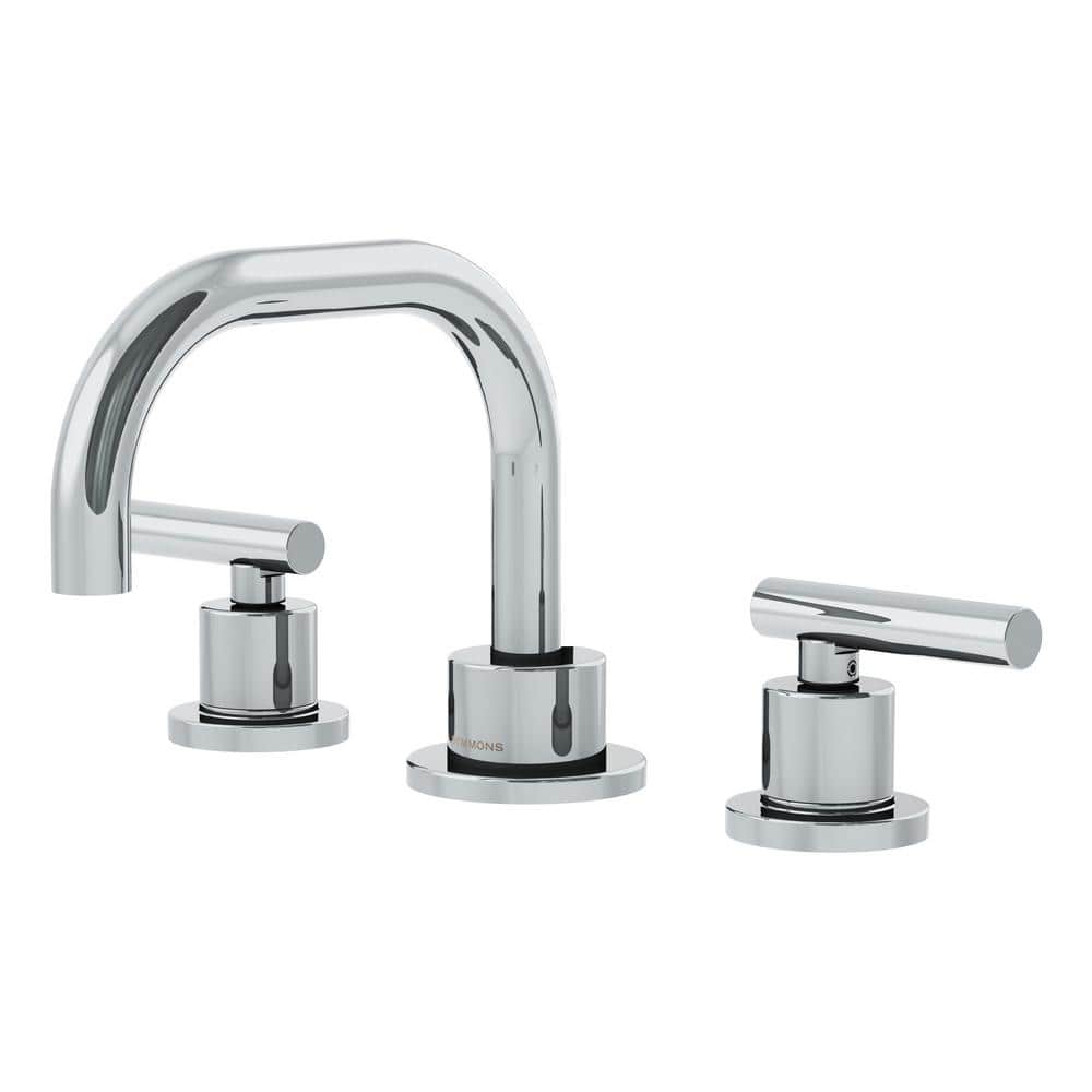 Symmons Dia Widespread Two-Handle Bathroom Faucet with Push