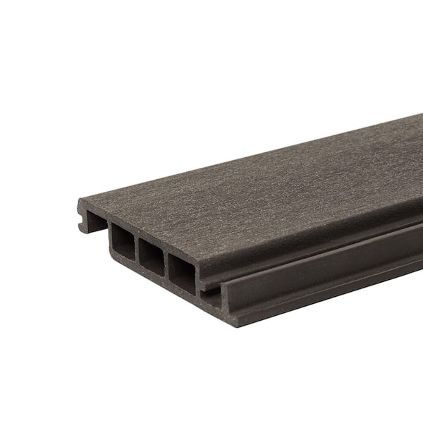 DuxxBak Water-Shedding 1 in. x 6 in. x 16 ft. Walnut Interlocking