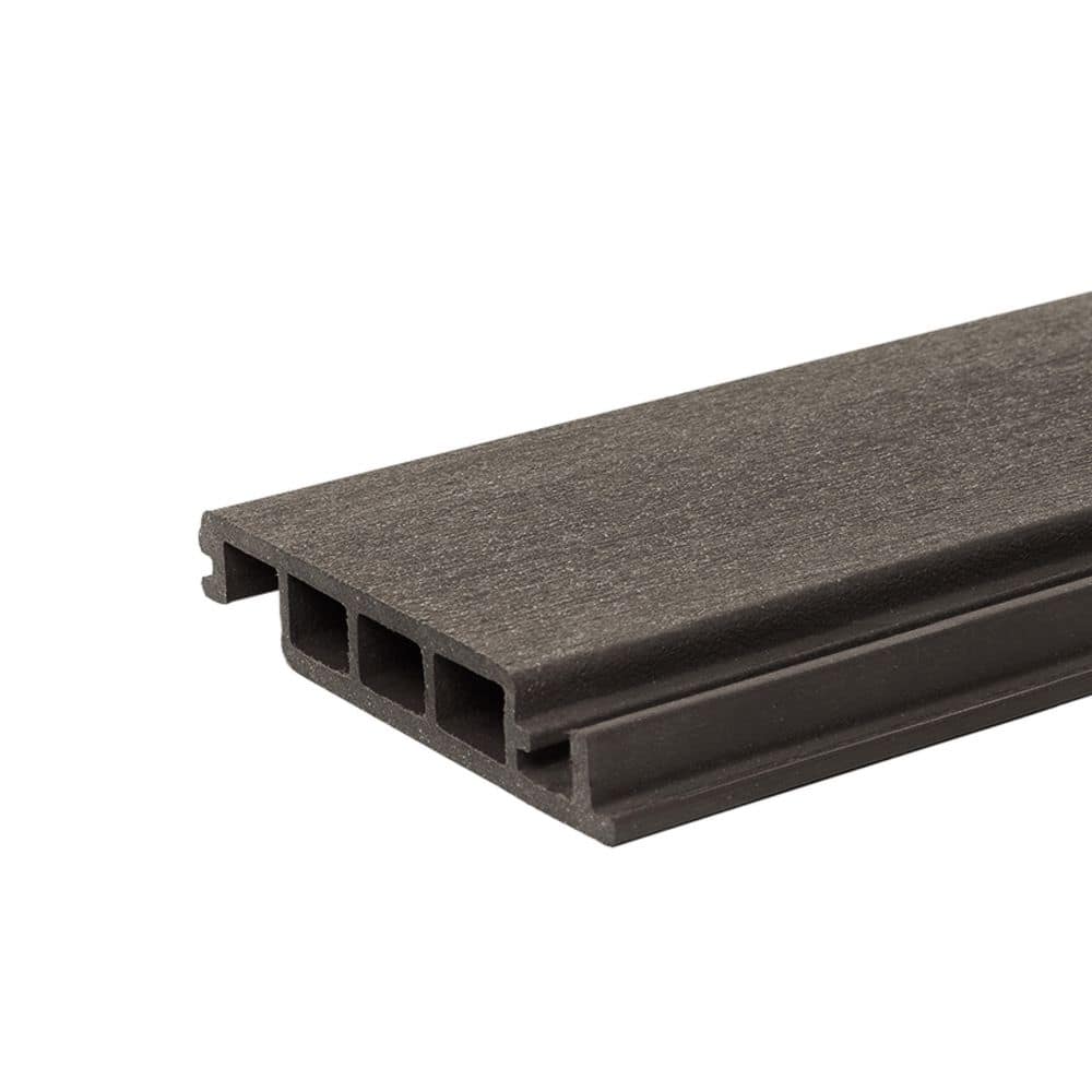 Water-Shedding 5.25 in. Walnut Composite Deck Board Sample price history on PriceWatchPro