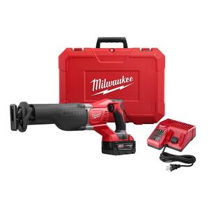 M18 18V Lithium-Ion Cordless SAWZALL Reciprocating Saw W/(1) 3.0Ah Batteries, Charger, Hard Case