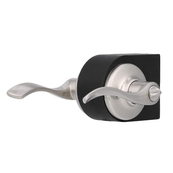 Balboa Satin Nickel Privacy Bed/Bath Door Lever with Microban Antimicrobial Technology Balboa Satin Nickel Privacy Bed/Bath Door Lever with Microban Antimicrobial Technology
