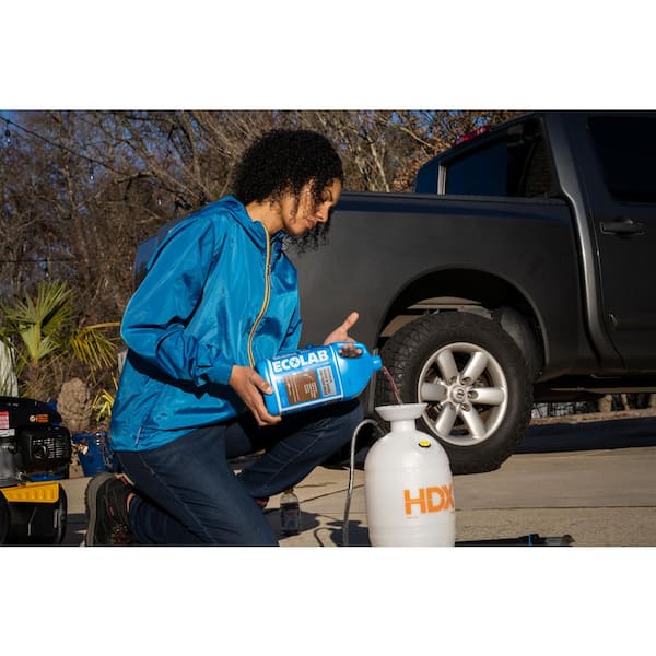 ECOLAB - 1 Gal. All Purpose Premium Pressure Wash Concentrate, Removes Stains on Patios, Cars, Wood and Utility Trailers