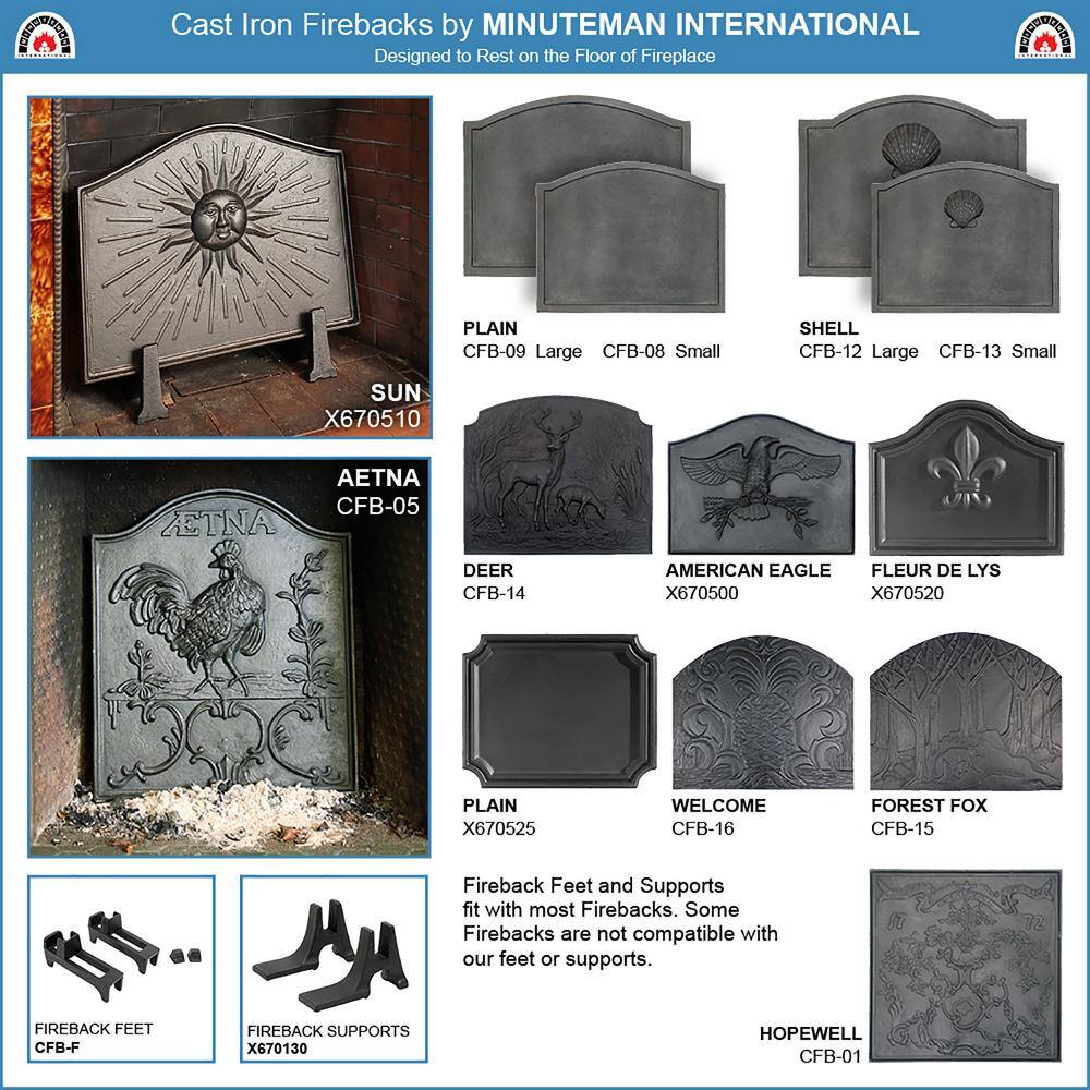 Large Black Cast Iron Nautical Anchor Fireback