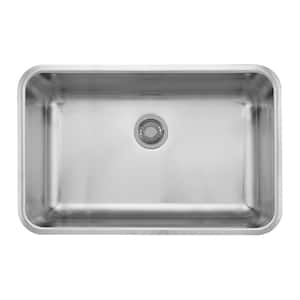 Grande Undermount Stainless Steel 30.125 in. x 19.125 in. Single Bowl Kitchen Sink