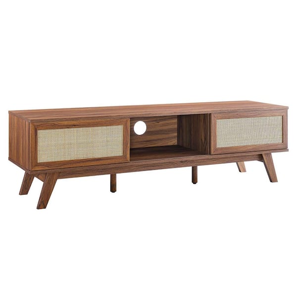 MODWAY Soma 60 in. TV Stand in Walnut