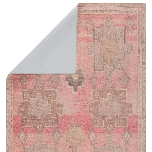 Vibe By Jaipur Living Elva Indoor/ Outdoor Oriental Pink Area Rug  (9'6X12'7)