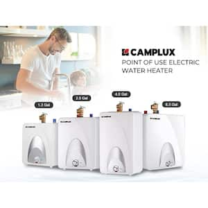 Camplux 2.5 gal. Residential Point of Use Mini Tank Electric Water Heater