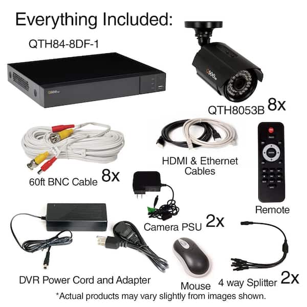 Q-SEE 8-Channel 1080p 1TB Video Surveillance System with 8 HD