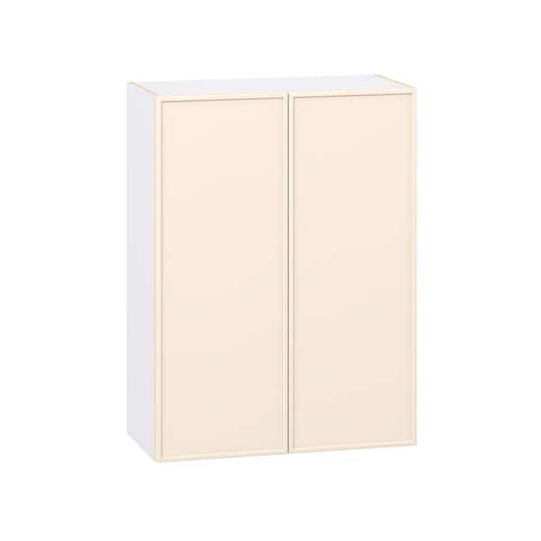 Fairview 30 in. W x 14 in. D x 40 in. H Slim Shaker Assembled Wall Kitchen Cabinet in Washed Linen