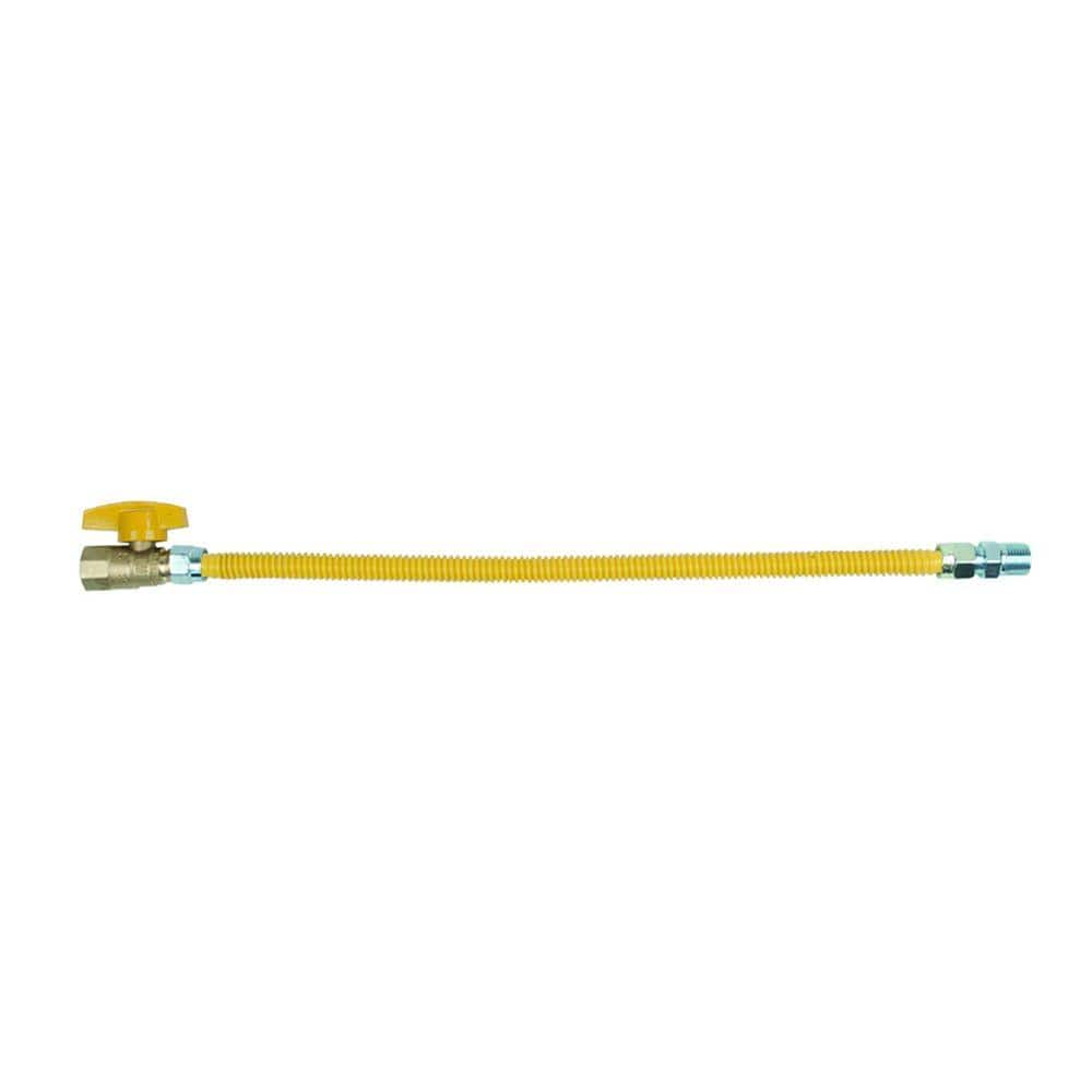 ProCoat 1/2 in. MIP x 1/2 in. FIP Ball Valve x 18 in. Stainless Steel Gas Connector 1/2 in. O.D. (93,100 BTU) price history on PriceWatchPro