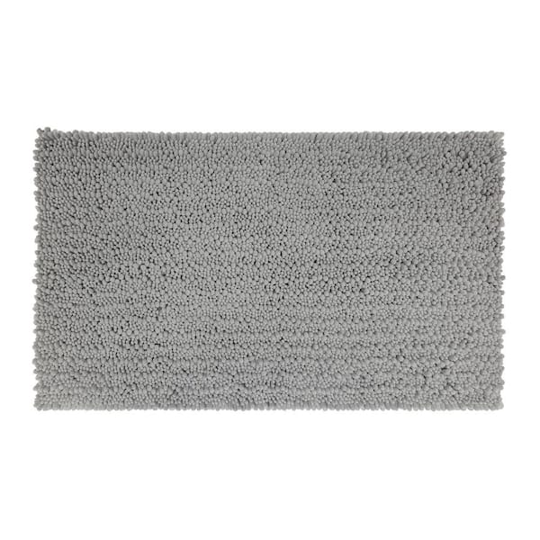 Mohawk Home Metaphor Silver 17 in. x 24 in. Micro Denier Polyester Bath Mat