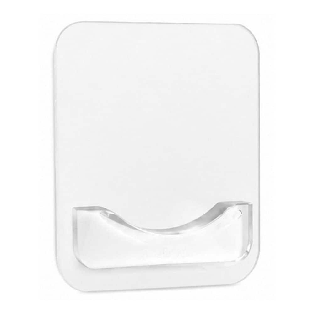 Extra-Large Adhesive Shower Curtain Rod Holder, No Drilling Wall Mount, Fits 3 in Rod Ends, 20 lb, 2 Pack price history on PriceWatchPro