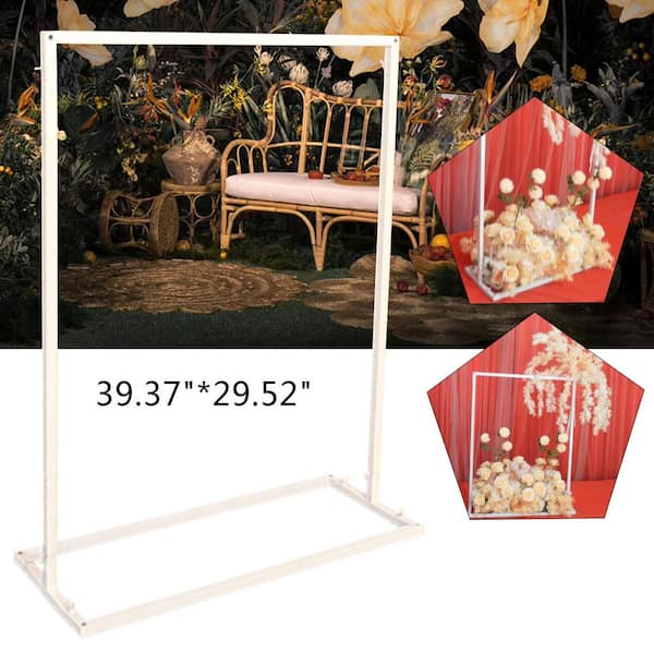  KKTECT Welcome Sign Stand for Party,Wedding Sign Stands for  Display Outdoor,Gold Sign Holder Stand 8.5 x 11 : Patio, Lawn & Garden