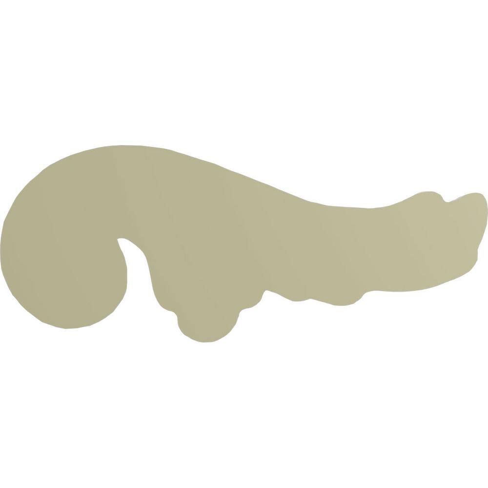 Primed Polyurethane Leaf Scroll Applique for Wall Trim