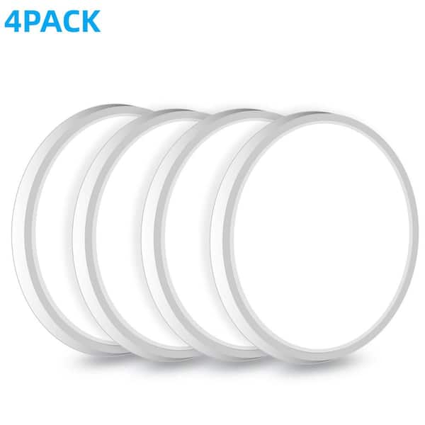 4Pack 12 in. 28Watt 3600lm LED Recessed Ceiling Light for Bedroom, Living Room, 3CCT Selectable, ETL Certified