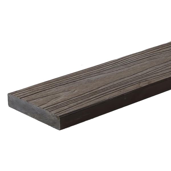 Unbranded 1 in. x 6 in. x 20 ft. Sylvanix Elite Decking -Chocolate Square Edge Fully Encapsulated