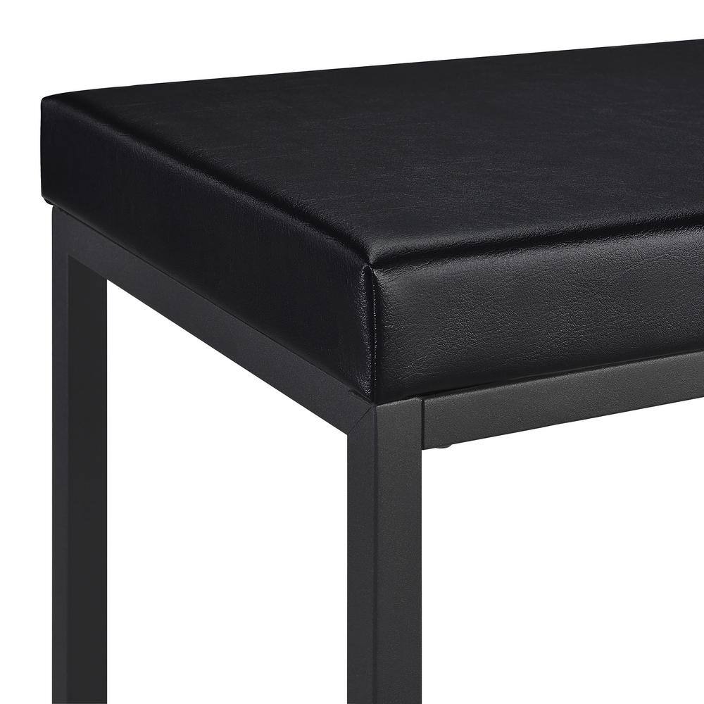 Mango Brown Industrial Rectangular Pub Table Set with 2 Chairs