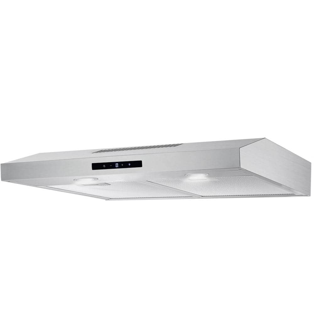 Cavaliere CAVALIERE 30" inch 200 CFM Ducted (Vented) Digital Under Cabinet Range Hood in Stainless Steel