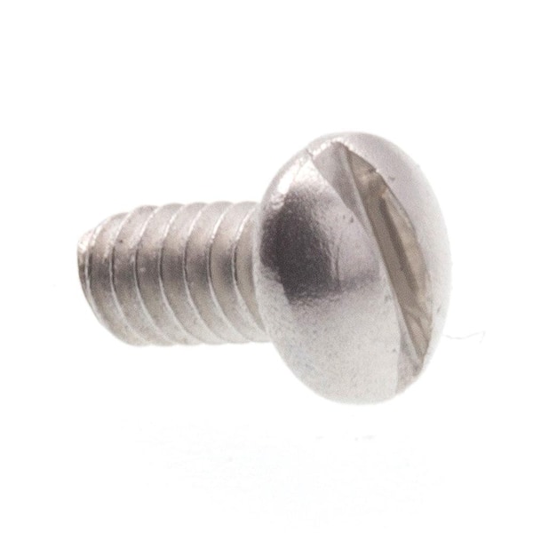 Prime-Line #0-80 x 1/8 in. Slotted Pan Head Grade 18 to 8 Stainless Steel Drive Machine Screws (25-Pack)