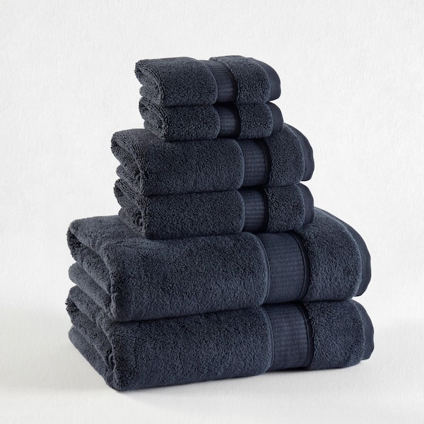 Bellmare Towel Denim Cotton 6-Pieces Towel Set