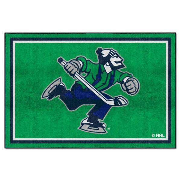 FANMATS Vancouver Canucks 5ft. x 8 ft. Plush Area Rug 38707 The Home