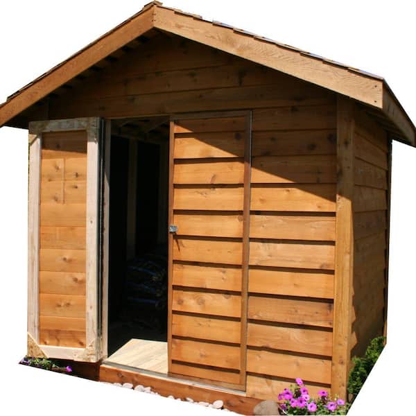 Standard Cedar Shed 12 ft. x 10 ft. Standard Bevel Cedar Siding Shed