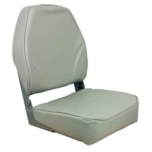 Gray High Back Folding Coach Seat