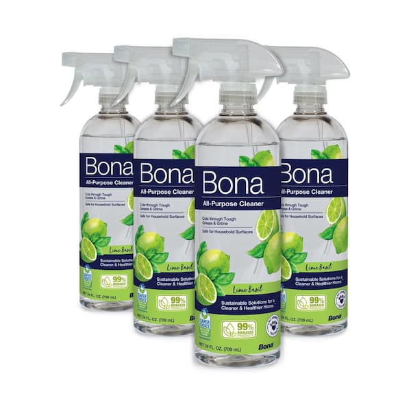 Bona 24 oz. Lime Basil All-Purpose Cleaner (4-Pack)