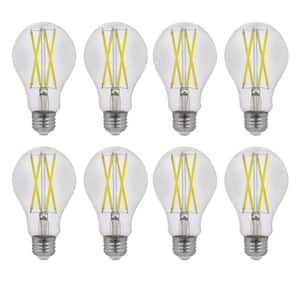 100-Watt Equivalent A21 Dimmable Filament CEC 90+ CRI E26 Medium Base LED Light Bulb, Daylight 5000K (8-Pack)