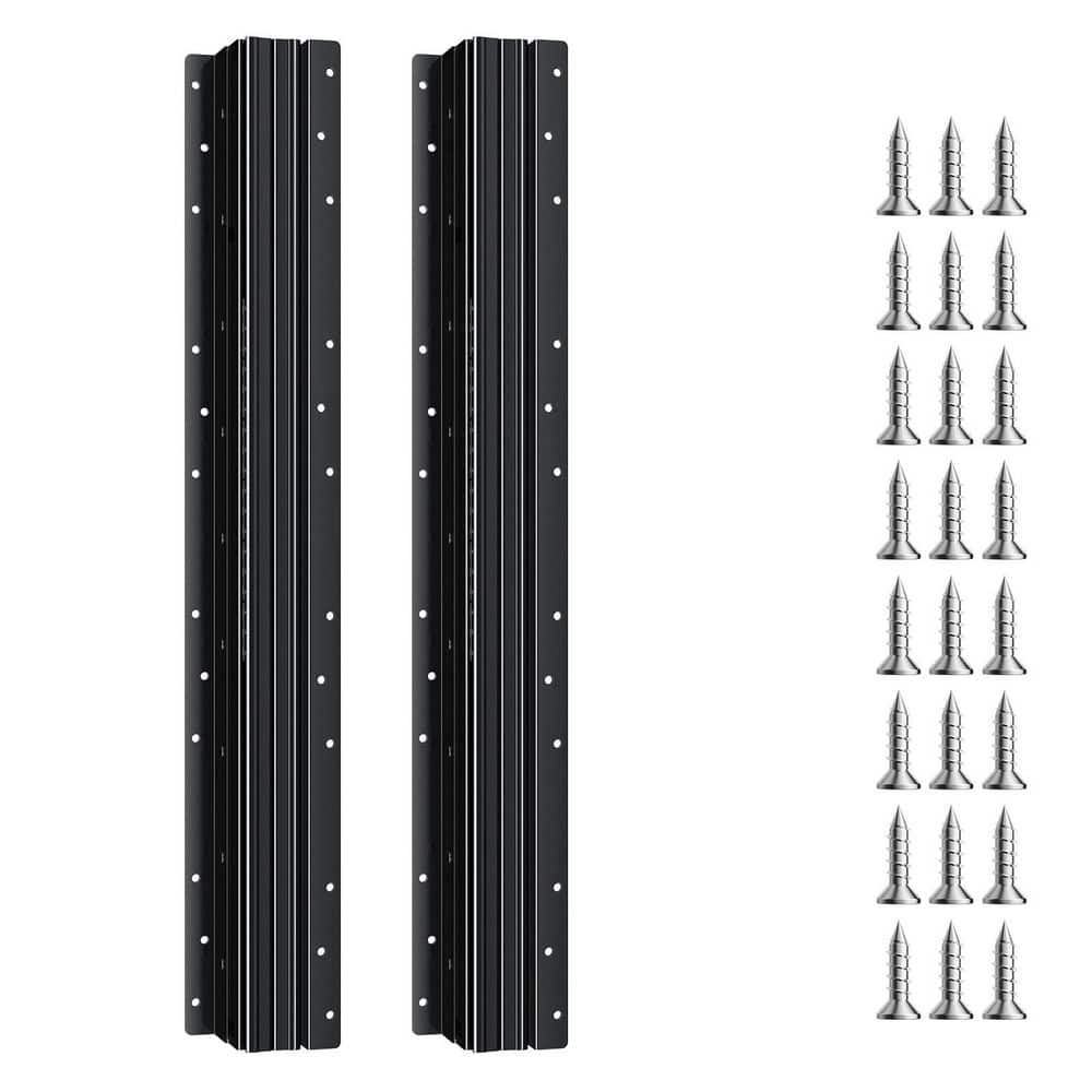Undermount Drawer Slides, 24 in., Black, Carbon Steel, Side Heavy Duty Drawer Slides, 1 Pair, for 260 lbs. 2025 Update price history on PriceWatchPro