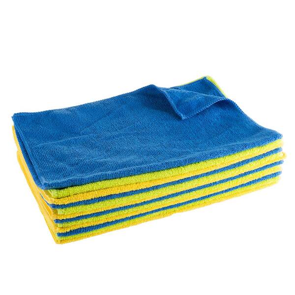 Stalwart 16 in. x 12 in. x .125 in. Microfiber Cloth Cleaning Towels ...