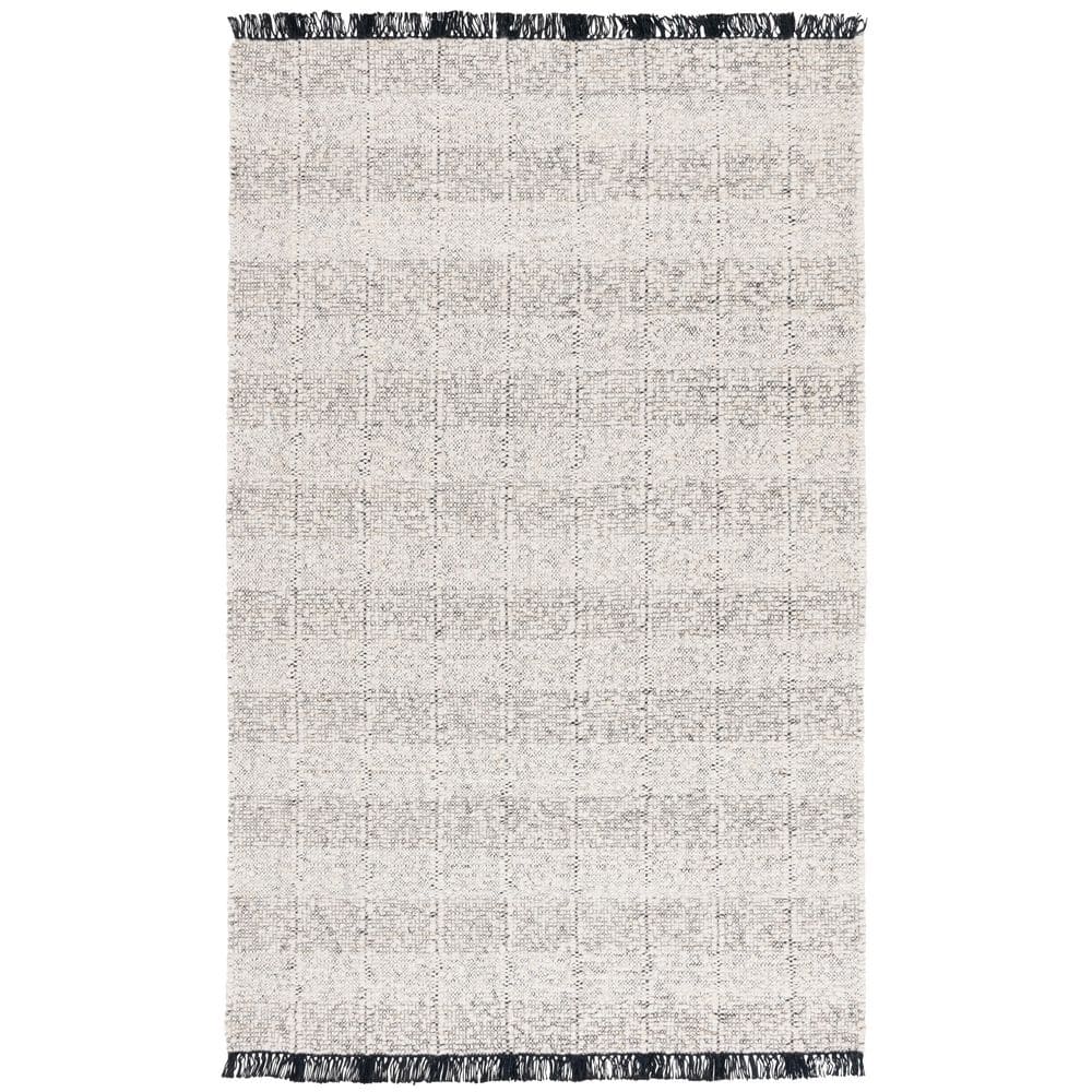 Manhattan 8 ft. x 10 ft. Ivory/Black Striped Distressed Area Rug price history on PriceWatchPro