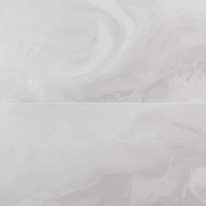 Savannah White 23.62 in. x 47.24 in. Polished Porcelain Floor and Wall Tile (15.49 sq. ft./Case)