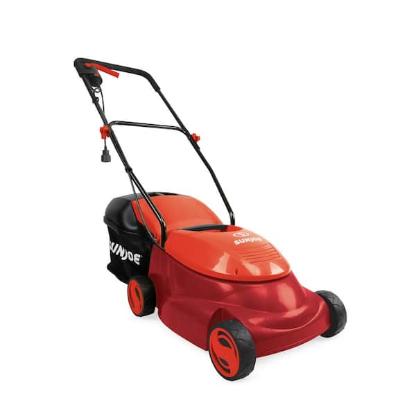 Sun Joe 14 in. 13 Amp Electric Walk Behind Push Lawn Mower with Side  Discharge Chute, Red MJ401E-PRO-RED - The Home Depot