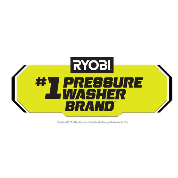 RYOBI 1,800 PSI 1.2 GPM Electric Pressure Washer, RY141820VNM