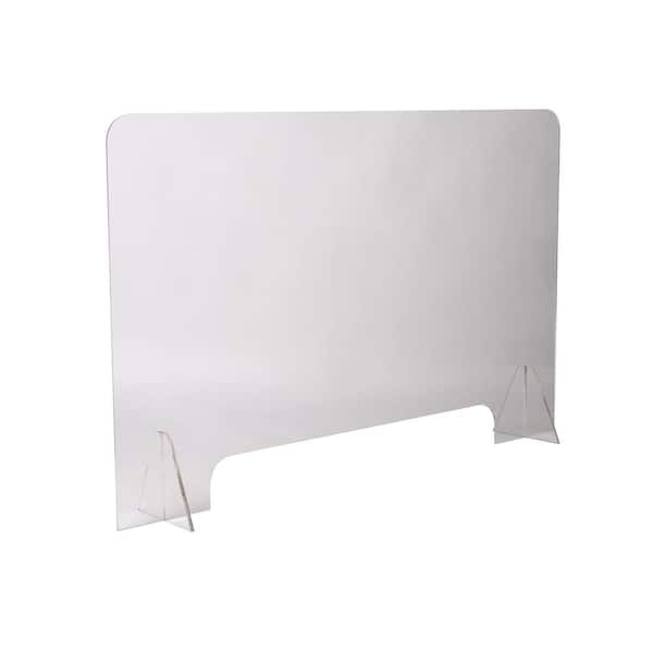  Clear Acrylic Panel  Free-standing Sneeze Guards for