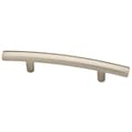 Arched 3 in. (76 mm) Center-to-Center Satin Nickel Drawer Pull