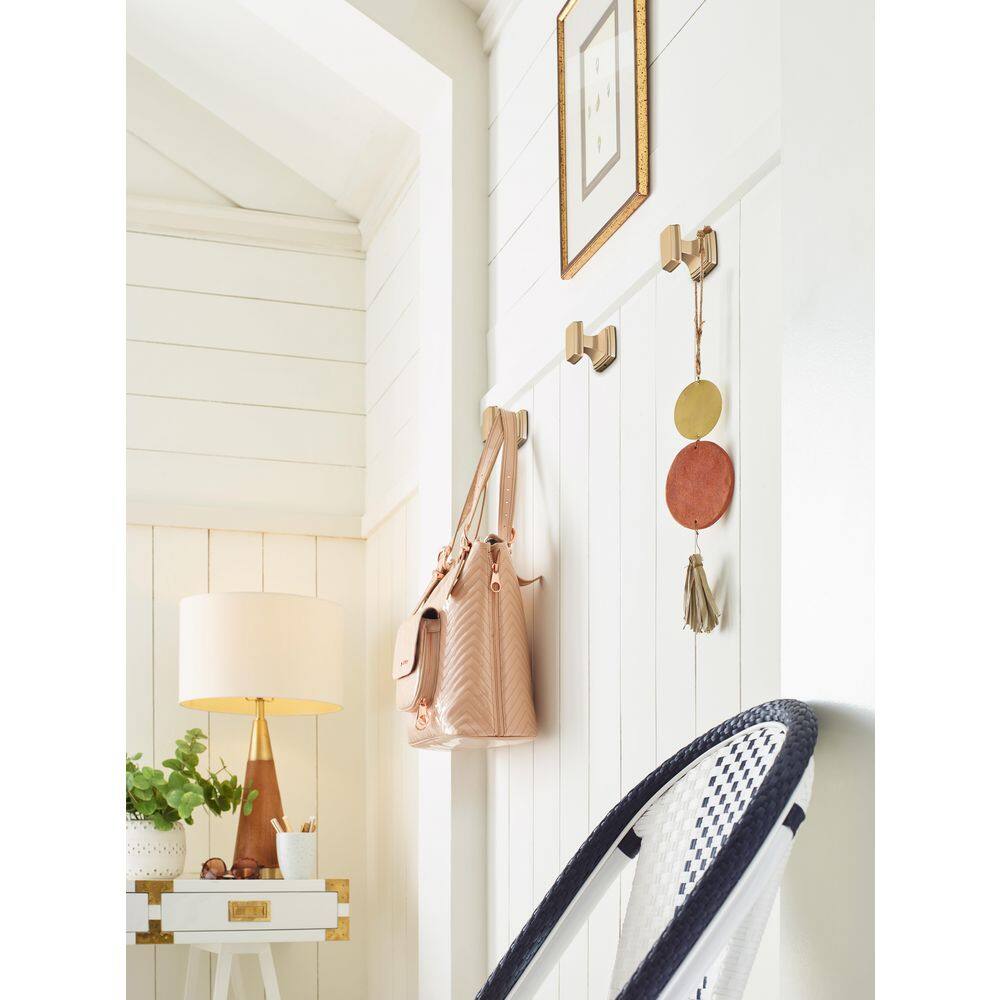 Champagne Bronze Single Prong Wall Mounted Robe Hook