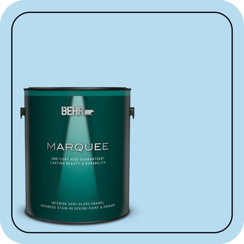 1 gal. #P500-2 Seashore Dreams Semi-Gloss Enamel Interior Paint & Primer price history on PriceWatchPro
