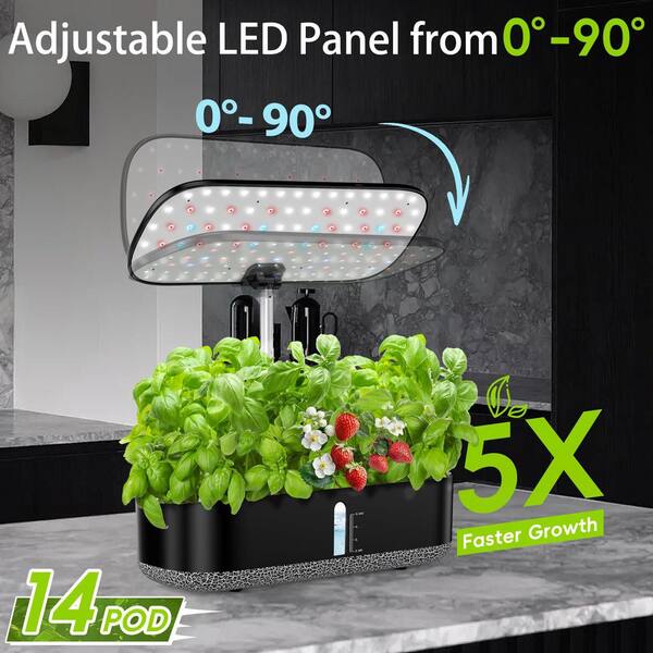 311 – Hydroponic Enlarged To Show Detail Vertical Hydroponic Garden with 60 Seed Pods | Shop Ahopegarden