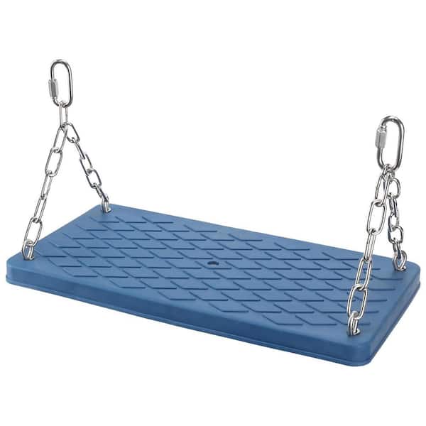Heavy Duty Non-Slip Swing Seat Accessory for Kids - Blue, Perfect for Backyard Playgrounds and Outdoor Fun Add On Kit