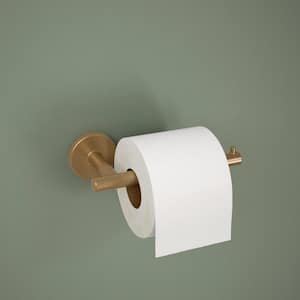 Lyndall Wall Mounted Single Post Toilet Paper Holder in Champagne Bronze
